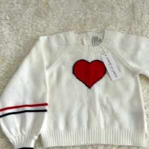 white sweater new 4T